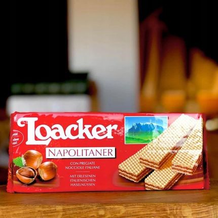 Loacker Napolitaner wafelki z kremem orzechowym - zdjęcie 2