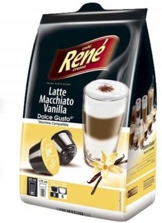 Kapsułki do ekspresów Rene kapsułki Dolce Gusto Latte Vanilla 16 sztuk