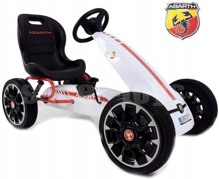 Megasmyk Milly Mally Gokart Na Pedały Abarth Black - zdjęcie 2