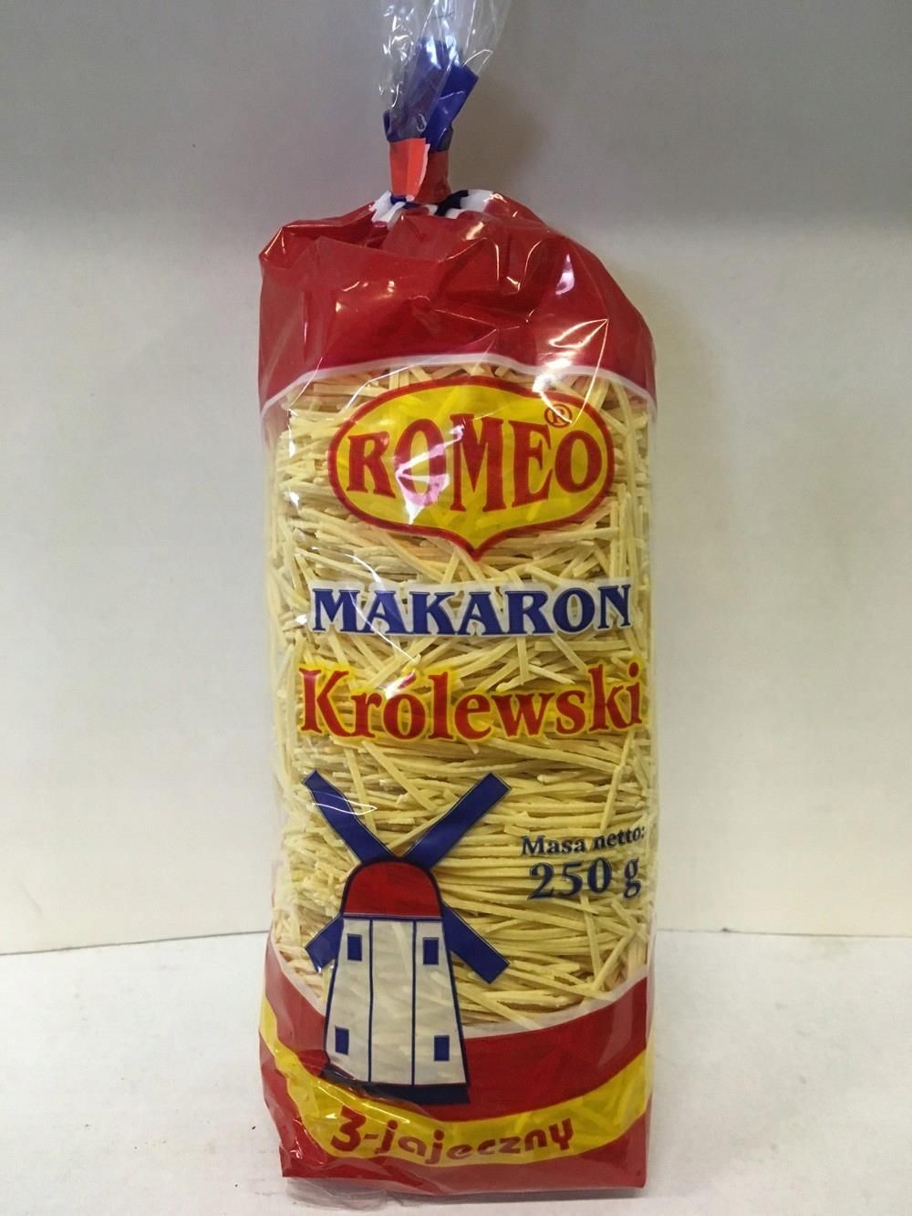 Makaron Królewski Romeo 3 jajeczny 250g Ceny i opinie Ceneo pl