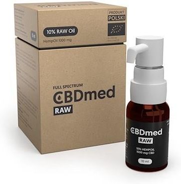 CBDmed Olej Konopny Raw 10% 1000Mg 10Ml - zdjęcie 2