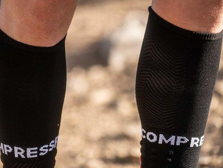 Compressport Skarpety Kompresyjne Full Socks Run Czarne - zdjęcie 3