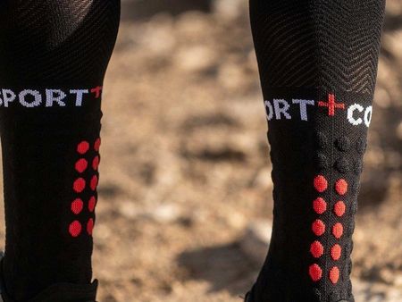 Compressport Skarpety Kompresyjne Full Socks Run Czarne - zdjęcie 2