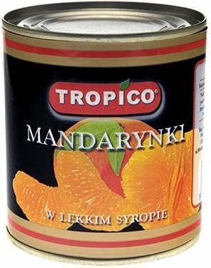 Tropico Mandarynki W Lekkim Syropie G Ceny I Opinie Ceneo Pl