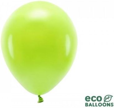 Partydeco Balony Eco Cm Pastelowe Zielone Jab Uszko Op Szt