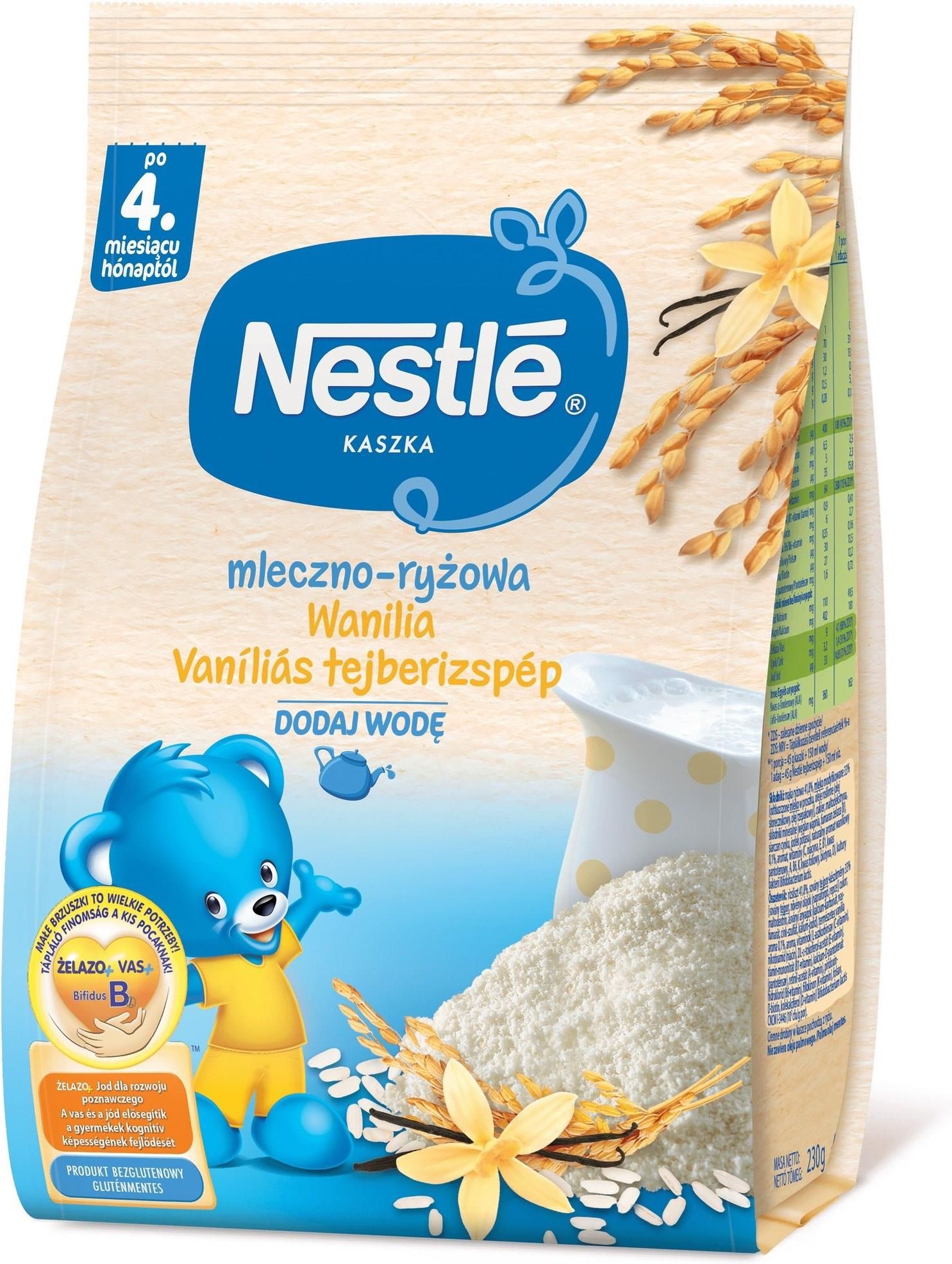 Nestle Kaszka Mleczno Ry Owa Wanilia Dla Niemowl T Po Miesi Cu G