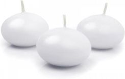 Zdjęcie Partydeco  Świeca pływająca matowa, biały, 5cm (1 op. / 10 szt.)  - Brzesko