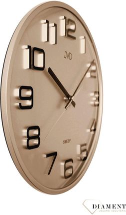 Jvd Zegar Na Ścianę Rożowe Złoto (Hx24728) - zdjęcie 2