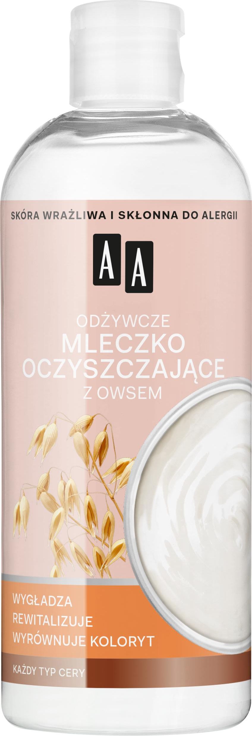 Oceanic Aa Skin Food Odżywcze Mleczko Oczyszczające Z Owsem 400 Ml