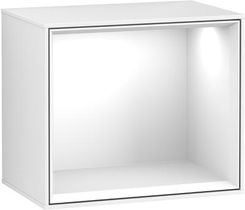 Zdjęcie Villeroy&Boch Finion Półka 41 Cm Z Oświetleniem Wewnętrznym Ściennym I Stacją Ładowania Glossy White Lacquer Biały G590Gfgf - Warszawa