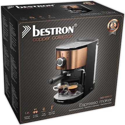 Ekspres BESTRON COPPER COLLECTION AES1000CO - zdjęcie 6