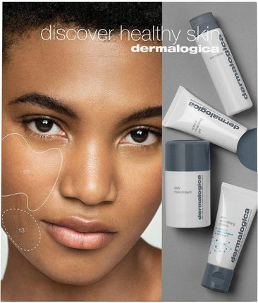 dermalogica Discover Healthy Skin Zestaw Krem Odżywczy 15 Ml + Enzymatyczny Puder Ryżowy 13 G + Żel Do Mycia Twarzy 15 Ml + Lekki Olejek Oczyszczający - zdjęcie 2