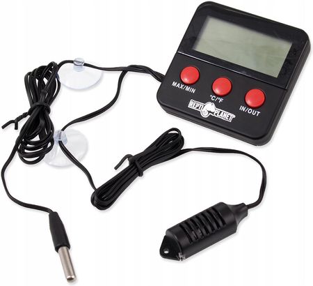 Repti Planet Elektroniczny Termometr I Higrometr Lcd Sonda - zdjęcie 2