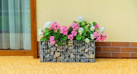 KADAX DONICA GABIONOWA OGRODOWA ZE STALI 72CM OCYNKOWANA K703 - zdjęcie 2