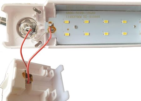 WYMIENNA LISTWA 10LED PCB DO LAMPKI HM-99TS LED - zdjęcie 2