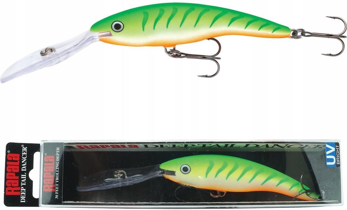 Wobler Rapala Deep Tail Dancer Green Tiger Uv Ceny I Opinie Ceneo Pl