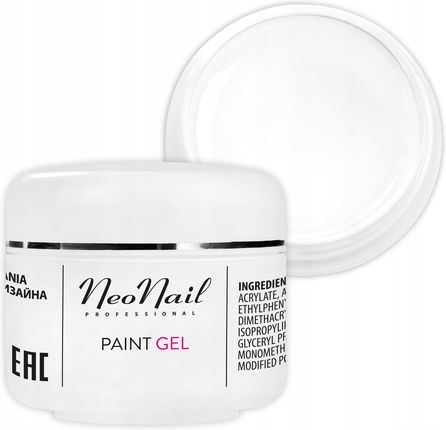 NEONAIL ŻEL KOLOROWY UV/LED WHITE ROSE 5ML - zdjęcie 3