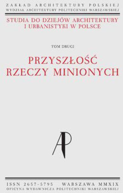 EBOOK Studia do dziejów architektury i urbanistyki w Polsce Tom II