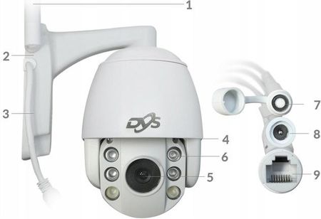 Zewnętrzna Kamera Obrotowa Ip Wifi Full Hd 2Mpx - zdjęcie 5