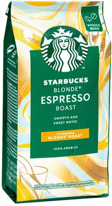 Kawa Starbucks Ziarnista Blonde Espresso Roast 200g Ceny I Opinie