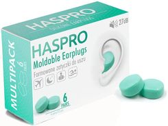 Zdjęcie Haspro MOLD 6P Formowane zatyczki do uszu wielokrotnego użytku 6 par - Sieradz