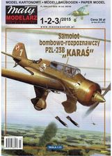 Zdjęcie Mały Modelarz PZL-23 B Karaś - 1-2-3/15 1:33 - Warszawa