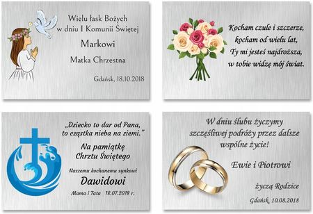 ŁYŻECZKA Z ORNAMENTEM NA CHRZEST/NARODZINY - zdjęcie 2