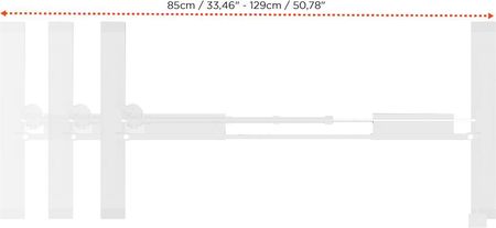 celexon Economy eAdjust-71121 biurko regulowane elektrycznie, białe - zdjęcie 2