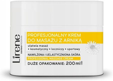 Krem Lirene Profesjonalny Do Masażu Z Arniką na dzień i noc 200ml - zdjęcie 3