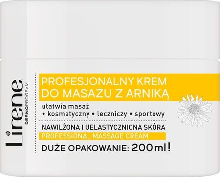 Krem Lirene Profesjonalny Do Masażu Z Arniką na dzień i noc 200ml - zdjęcie 2
