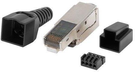 Lanberg WTYK SIECIOWY BEZNARZĘDZIOWY RJ45 (8P8C) KAT.6 FTP (PLS6000TL) - zdjęcie 3
