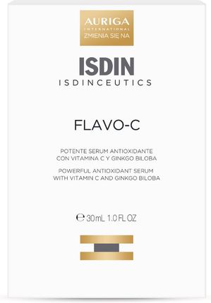 Isdin Isdinceutics Flavo C Intensywne Serum Antyoksydacyjne Z Witaminą C I Ginkgo Biloba 30 ml - zdjęcie 2