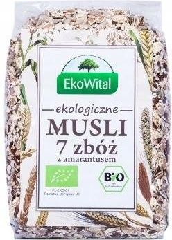 Zdjęcie Musli 7 zbóż z amarantusem Bio 300g EkoWital - Piastów