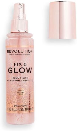 Makeup Revolution Fix & Glow Fixing Spray Mgiełka Utrwalająco-Rozświetlająca - zdjęcie 2