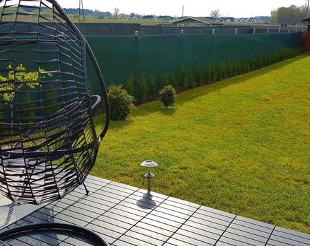 Linarem Siatkisieci Zielona Siatka na ogrodzenie cieniująca 90% 140g/m2 Rolka 1,5m x 25m - zdjęcie 3