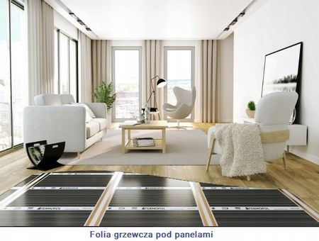 Zestaw Folia Mata Grzewcza Podczerwień 140W -24m² - zdjęcie 5