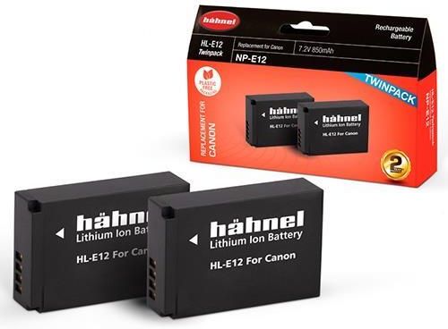 Zdjęcie HAHNEL ZESTAW BATERII CANON HL-E12 TWIN PACK - Łódź
