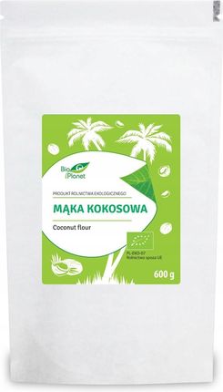 Mąka Kokosowa Bio 600g Bio Planet - zdjęcie 2