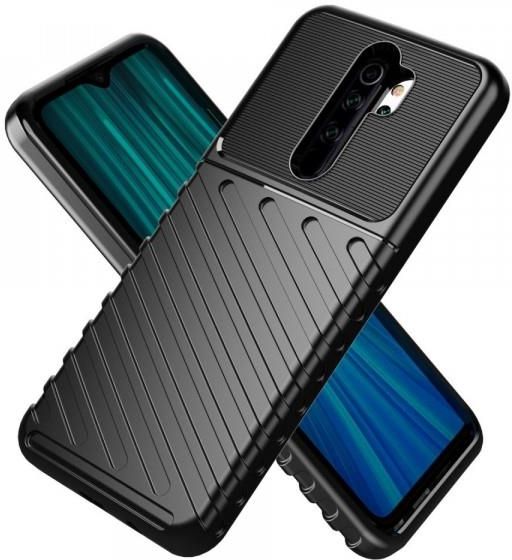 Nemo Etui XIAOMI REDMI 9 Pancerne Thunder Case Czarne Etui Na Telefon