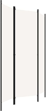 vidaXL Parawan 3 panelowy biały 150x180cm - zdjęcie 3