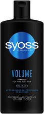 Zdjęcie Syoss Volume Shampoo Szampon Do Włosów Cienkich I Bez Objętości 440 ml - Chęciny
