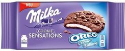 Zdjęcie Milka Cookie Sensations Ciastka kakaowe Oreo Crema 156g - Konin