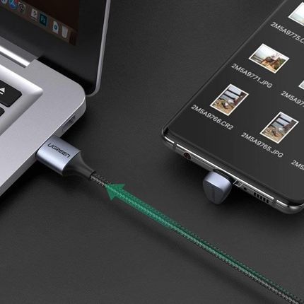 UGREEN KABEL USB KABEL KĄTOWY USB - USB TYP C 1M 3A (70313) - zdjęcie 4