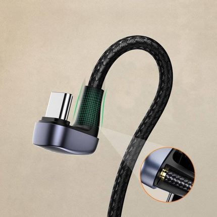 UGREEN KABEL USB KABEL KĄTOWY USB - USB TYP C 1M 3A (70313) - zdjęcie 5