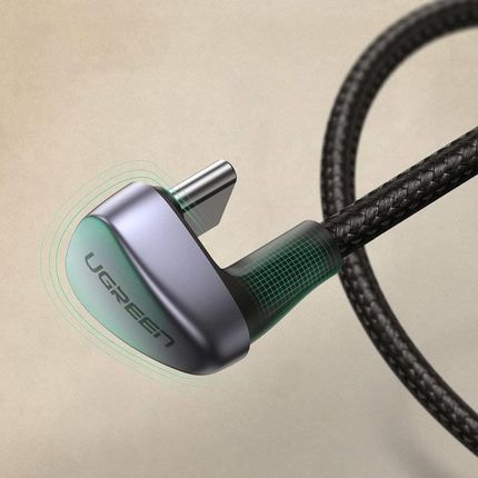 UGREEN KABEL USB KABEL KĄTOWY USB - USB TYP C 1M 3A (70313) - zdjęcie 6