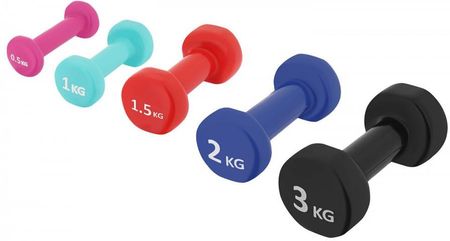 4FIZJO Hantle Neoprenowe Klasyczne 2kg x2 - zdjęcie 5