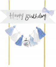 Zdjęcie Topper Na Tort Happy Birthday Z Frędzelkami - Czerwieńsk