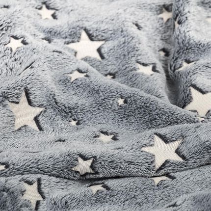 4Home Koc Soft Dreams Stars Świecący 150x200Cm - zdjęcie 2