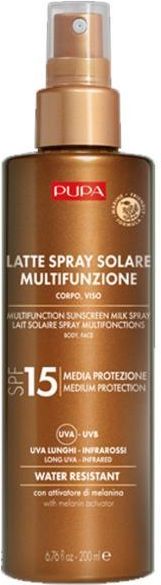 Pupa Mleczko W Sprayu Z Filtrem Do Ciała I Twarzy Spf 15 Multifunction