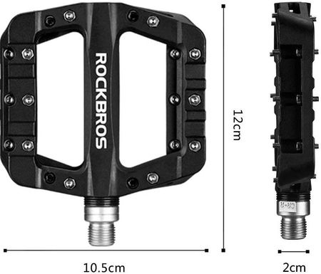 Rockbros Platformowe Nylon Czarne 2017-12Cbk - zdjęcie 5